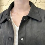 Veste femme en suédine MAËLLE - noir - 38