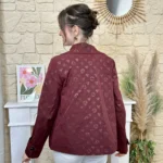Imper court femme imprimé « Tendance » - bordeaux - taille-unique