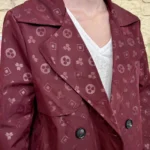 Imper court femme imprimé « Tendance » - bordeaux - taille-unique