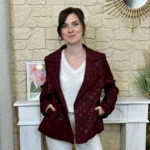 Imper court femme imprimé « Tendance » - bordeaux - taille-unique
