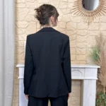 Blazer femme doublé « Tendance » - noir - 40