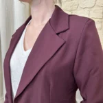 Blazer femme doublé « Tendance » - bordeaux - 40