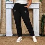 Pantalon confort stretch femme JST T38-T52 - noir - 58
