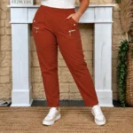 Pantalon confort stretch femme JST T38-T52 - rouille - 58