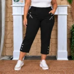 Pantacourt stretch confort T38-T52 - noir - 58