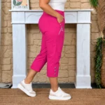 Pantacourt stretch confort T38-T52 - fuchsia - 58