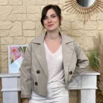 Veste trench court Tendance