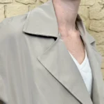 Veste trench court Tendance - beige - taille-unique