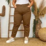 Jean 7/8ème beige femme VOGGO T42-T50