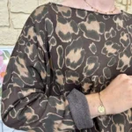 Tunique oversize imprimé léopard « Tendance » - marron - taille-unique-grande-taille