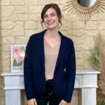 Veste blazer femme en maille « Tendance » - marine - taille-unique