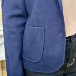 Veste blazer femme en maille « Tendance » - marine - taille-unique