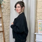 Veste courte femme esprit surchemise « Tendance » - noir - taille-unique