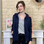 Gilet zippé à capuche femme MAËLLE - marine - taille-unique