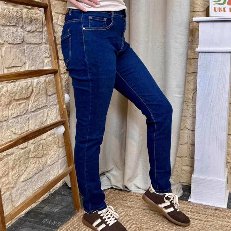 Jean slim femme denim VOGGO (T36-T44) - denim - 44