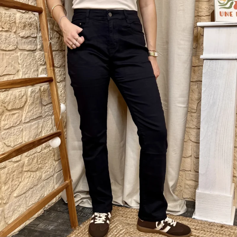 Jean droit marine VOGGO femme