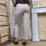 Jogging femme 2 bandes côtés - Taille unique - beige - taille-unique