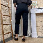 Jogging femme 2 bandes côtés - Taille unique - noir - taille-unique