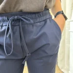 Jogging femme 2 bandes côtés - Taille unique - marine - taille-unique