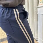 Jogging femme 2 bandes côtés - Taille unique - marine - taille-unique