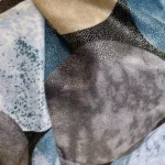 Foulard gros pois détails dorés femme - noir - sans-taille