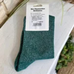 Chaussettes paillettes Bichette femme T36-T40 - vert-bresil - sans-taille