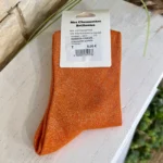 Chaussettes paillettes Bichette femme T36-T40 - orange - sans-taille