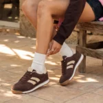 Tennis femme marron texturées T36-T41 - marron - 41