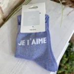 Chaussettes à paillettes « JE T’AIME »