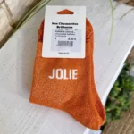 Chaussettes paillettes à messages femme T36-T40