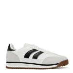 Tennis femme blanche à bandes noires T36-T41 - blanc - 41