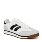 Tennis femme blanche à bandes noires T36-T41 - blanc - 41