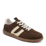 Tennis femme double bandes T36-T41 - marron - 41