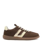 Tennis femme double bandes T36-T41 - marron - 41