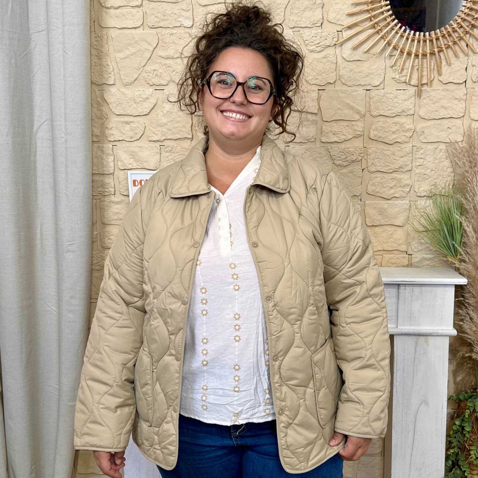 Veste femme légère matelassée T44-T52