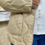 Veste femme légère matelassée T44-T52 - beige - 52