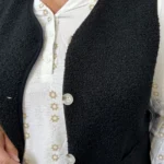 Gilet sans manches effet mouton BY ONE T40-T48 - noir - 48