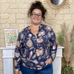 Blouse femme imprimée florale CHRISTY T44-T52