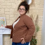 Veste matelassée femme MAËLLE T40-T48 - marron - 48