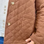 Veste matelassée femme MAËLLE T40-T48 - marron - 48