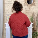 Veste matelassée femme MAËLLE T40-T48 - rouille - 48