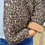 Veste léopard matelassée femme T40-T48 - camel - 48