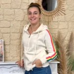 Gilet zippé à capuche femme MAËLLE - ecru - taille-unique