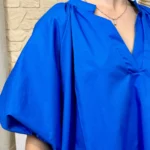 Robe ballon femme bleu royal « Tendance » - bleu-royal - taille-unique