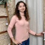 Pull col roulé épais femme VOGGO - rose-poudre - 44