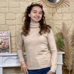 Pull col roulé épais femme VOGGO - beige - 44