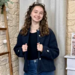 Veste/Manteau bouclette femme boutonnée - marine - 38