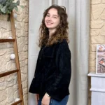 Chemise en velours femme - noir - taille-unique