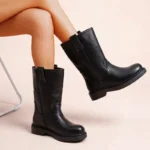 Bottines mi-hautes noires femme LADY T36–T41 - noir - 41