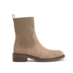 Bottines à tige côtelée femme LADY T36–T41 - beige - 41
